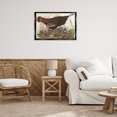 thumbnail image 3 of Stupell Industries Classic Great American Hen Animals Painting Black Floater Framed Canvas Art Print Wall Art, 31 x 21, 3 of 10