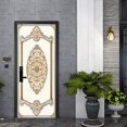 thumbnail image 1 of Francés 77x200cm Etiqueta De La Puerta 3D Bodega Foto Mural Trompe L'oeil Pegatinas De Pared Pvc Papel Tapiz Impermeable Para Dormitorio Baño Cocina Decoración D Rojo Verde Cocina, Decoración y Otros, 1 of 5