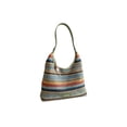 thumbnail image 2 of Bolso tejido de moda para mujer, bolso de hombro de gran capacidad de vaquero, bolso de vacaciones, bolso de mano ligero de moda, paquete de hombro, 2 of 9