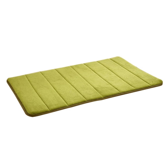 Visland Memory Foam Bath Mat 23.6 by 15.8 Inches, Soft and Comfortable, Super Water Absorption, Non-Slip, Machine Wash, Easier to Dry for Bathroom Floor Rug