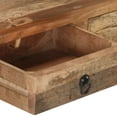 thumbnail image 4 of vidaXL Console Table 35.6"x11.8"x29.5" Solid Acacia Wood and Reclaimed Wood, 4 of 11