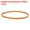 Orange 14.6", variant on Uxcell 4 Packs Orange Sewing Machine Belts MB-370 Motor Drive V Belt 14.6" Outside Circumference