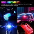 thumbnail image 6 of 10 Pcs Auto Multi-color Rgb T10 168 194 Led Bulbs with Remote Control Car Parking Lights Width Indicator, 6 of 8