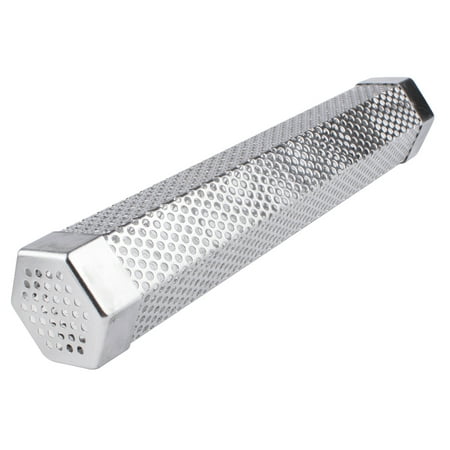 GLiving Smoker Tube Perforated BBQ Smoke Generator to Add Smoke Flavor to All Grilled Foods 12