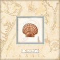 thumbnail image 2 of Audrey, Charlene 26x26 Black Ornate Wood Framed with Double Matting Museum Art Print Titled - Sea Treasure II, 2 of 4