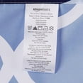 thumbnail image 4 of Fabric Shower Curtain - 72 x 72 Inch, Navy Blue Moroccan, 4 of 5