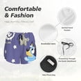 thumbnail image 6 of Lsque Bluey Printed Women's Running Shorts with Liner Pockets,Elastic Quick Dry Workout Athletic Gym Yoga Shorts,Womens High Waist Shorts-X-Large, 6 of 9