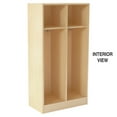 thumbnail image 4 of Stevens ID Systems Double Locker Storage with Locking 2-Doors, Wooden for School Storage Locker, 4 of 4