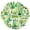 1A-35pcs, variant on 35pcs Green Tree Stickers Nature Christmas Stickers Cute Decals for Notebooks Suitcase Fridge
