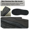 thumbnail image 6 of CHICVOMEY Men's Suede Moccasin Slippers with Faux Fur Lining - Indoor Outdoor Winter House Shoes Slip-On Slippers, 6 of 8