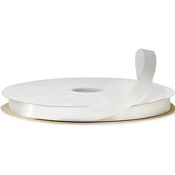 5/8" x 100 Yard White Single Faced Inch Satin Ribbon Art Sewing Party Favor Gift Christmas Birthday Ribbon