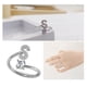 thumbnail image 5 of Sonducket Anillo abierto con letras mayúsculas de cobre, anillos de diamantes de imitación para interiores y exteriores, viajes, compras, Ropa, zapatos y accesorios Miscelánea S, 5 of 6