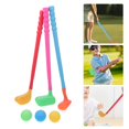 thumbnail image 2 of LNGOOR 2 Sets of Children Golfs Kit Plastic Golf Club and Ball Set Random Color, 2 of 8