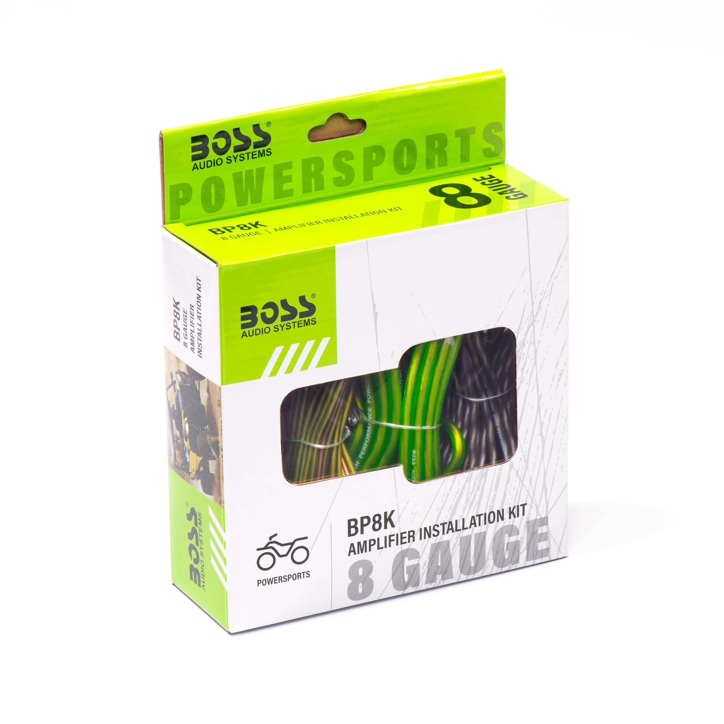 BOSS Audio Systems BP8K 8 Gauge Car Amplifier Installation Wiring Kit