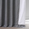 thumbnail image 6 of Signature Global Grey Faux Linen Blackout Curtain (1 Panel), Global Grey, 50W X 108L, 6 of 6