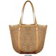 thumbnail image 5 of Nvzi Bolso de paja redondo tejido a mano, bolso de playa de verano natural, bolso cruzado de ratán para mujer, 5 of 5