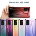 thumbnail image 4 of Samsung Galaxy A54 5G Case,Tempered Glass Gradient Color Pattern + TPU Frame Hybrid Slim case for Samsung Galaxy A54 5G 6.4 inch, Case Anti-Scratch Anti-Drop Anti-fingerprint, Yellow, 4 of 10