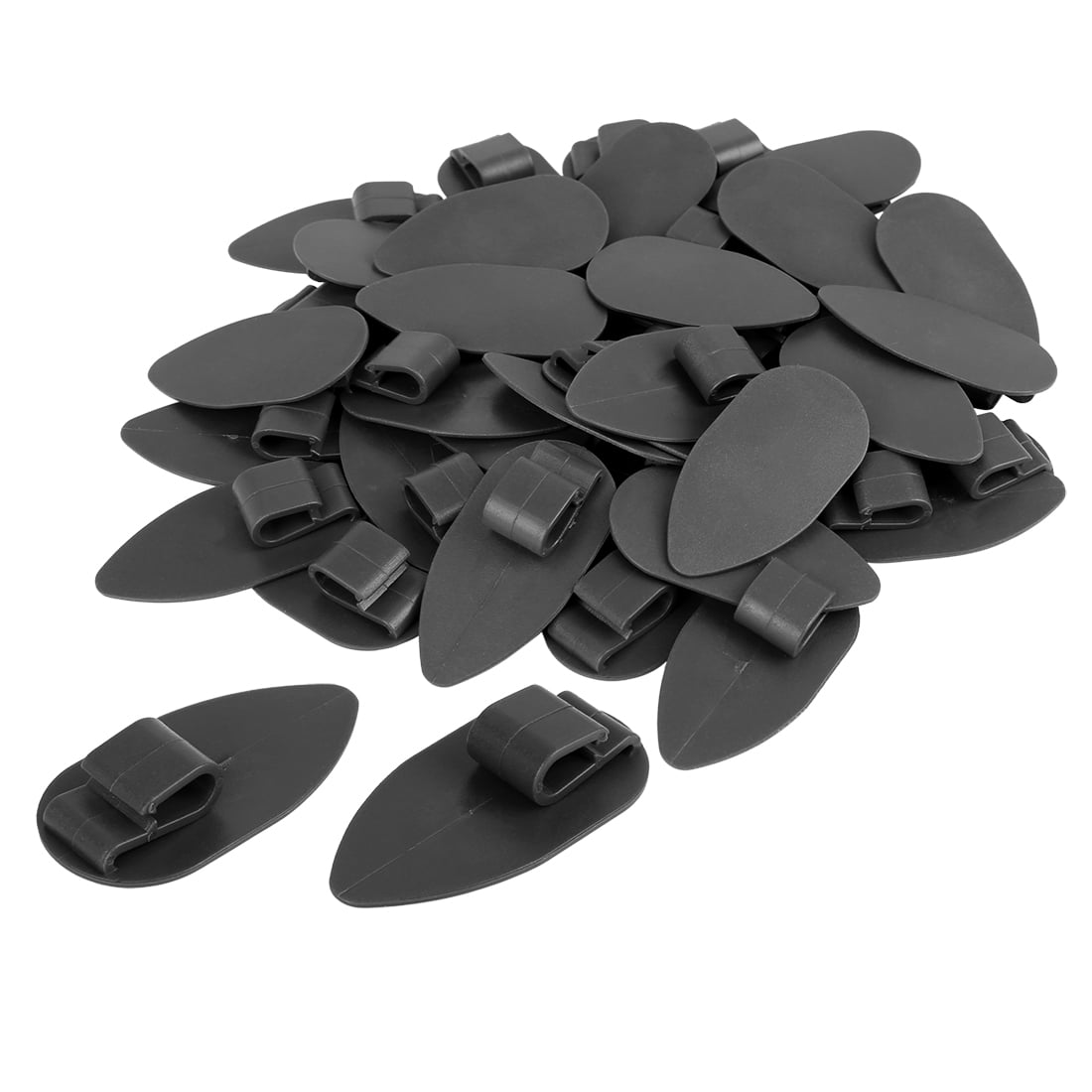 Car Floor Mat Clips Fixing Grips Anti Slip Buckle Universal Black