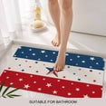 thumbnail image 3 of 4th of July Door Mat&nbsp;Indoor Outdoor Entrance,Non Slip Rug for Kitchen Bathroom Entryway Rug,Red White Blue Striped Independence Day Star Washable Doormat Floor Mat for Office 20x31.5 Inch, 3 of 8