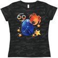 thumbnail image 3 of Inktastic Cancer Crab Constellation Zodiac Sign Illustration Women's T-Shirt, 3 of 5