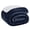 Navy Blue, variant on U by Bedsure Sherpa Fleece Throw Blanket for Couch - Thick and Warm Throw for Women and Men, Soft Fuzzy Plush Blanket for Winter, Teal, 50x60 Inches