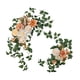 thumbnail image 2 of 2 piezas de arco de boda con flores artificiales, rosas, centro de mesa, decoración versátil Champán, 2 of 9