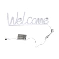 thumbnail image 1 of Letrero de neón de bienvenida, letreros LED, fondo, decoración de pared, lámpara decorativa de mesa, luz de neón blanco cálido, 1 of 9