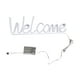 thumbnail image 1 of Bienvenido Letrero de neón Iluminación de luz nocturna, Lámpara de fondo, Decoración de pared decorativa de mesa Luces de neón Letreros LED para club , Rosado, 1 of 8
