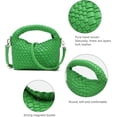 thumbnail image 4 of LHSHID Women Woven Tote Small Crossbody Bag, Weave Quilted Purse Square Shoulder Bag Woven Handbag with Detachable Strap, 4 of 7