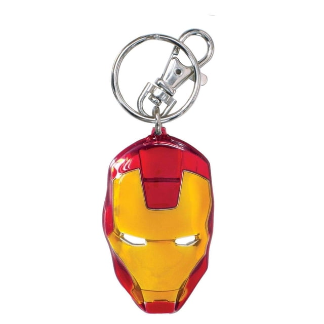 Llavero Marvel Iron Man Classic Face Color Peltre