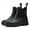 Black, variant on YOURDIARY Women’s Waterproof Chelsea Boots Slip-On Rain Ankle Boots