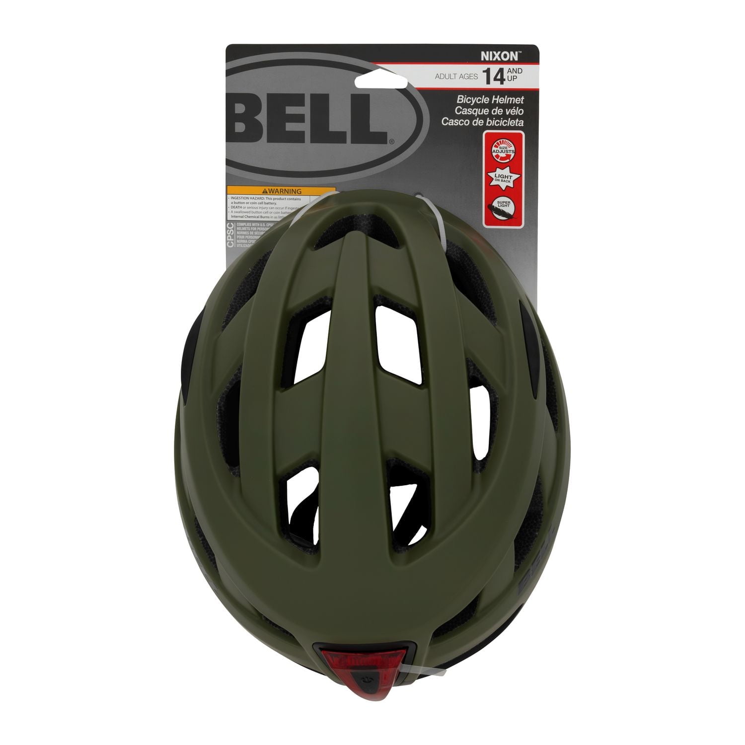 Casque de vélo pour adulte Nixon par Bell Sports Convient aux tailles 58-61 cm