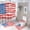 style-473, variant on 4 Piece Bathroom Rug Set with Shower Curtain Shower Curtain And Rugs Shower Curtain Set Vintage Wooden Door Waterproof Shower Curtain Farmhouse Country Wood for Bathroom Decor Set