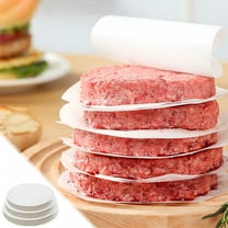 NERAVO Thickened Hamburger Beef Patties with Non-Stick Oil Separating Paper,Ideal for Cooking and Meal Preparation