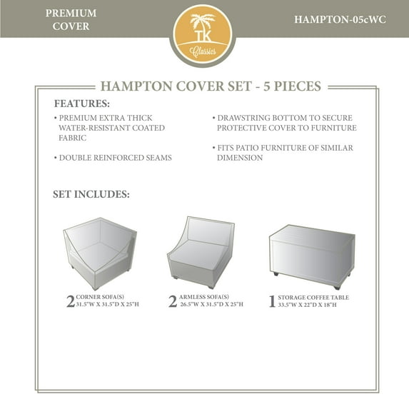 HAMPTON-05c Winter Cover Set