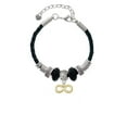 thumbnail image 2 of Delight Jewelry Goldtone Medium Infinity Sign Daughter Celtic Knot Leather Bead Bracelet, 7"+2" Extender, 2 of 4