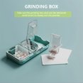 thumbnail image 6 of Pill Crusher Cutter Splitter, SOATUTO 3 in 1 Multi-Functional Pill Cutter Crusher, Portable Travel Purse Pill Box Case Holder, Medicine Grinder Container for Cutting Vitamin Tablet - Green, 6 of 9