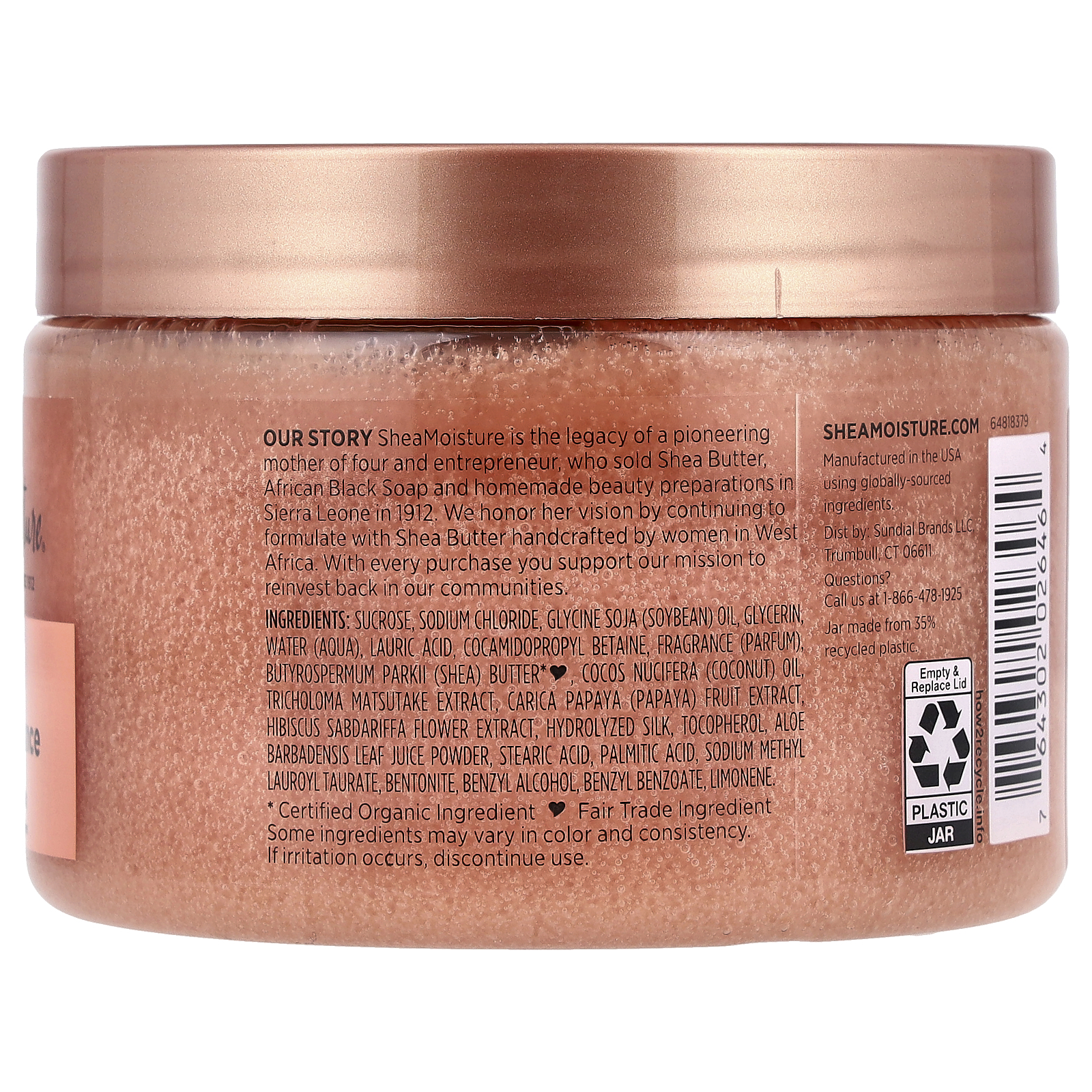 SheaMoisture Coconut & Hibiscus Glowing Radiance Scrub, 12 oz photo 5
