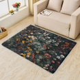 thumbnail image 2 of Floral Rugs for Living Room Bedroom - Colorful Rug 6x8 - Flowers Carpet for Home Decor - Washable Non Slip Patterned Indoor Large Area Rug - Soft & Low Pile (ZL&923), 2 of 7