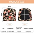 thumbnail image 3 of Pioneer Flower Seat Covers for Dining Room Chairs Set Of 6,Stretch Printed Washable Chair Seat Cover with Elastic Ties and Button,Removable Waterproof Couch Cushion Covers, 3 of 6