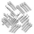 thumbnail image 2 of 100 Pieces Surtido Tamaño Plano Plano De Pelo De Metal PRONG PLATADOR Sunnimix Clips de pelo plano para mujer, 2 of 8
