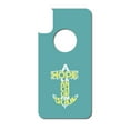 thumbnail image 3 of DistinctInk Custom SKIN / DECAL compatible with OtterBox Commuter for iPhone XS MAX (6.5" Screen) - Hope is an Anchor for a Sould - Yellow Teal, 3 of 5