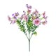thumbnail image 2 of Paquete De Mangos De Plástico Paquete de 2 orquídeas artificiales de 7 ramas moradas para decoración de interiores, hogar y bodas. JASKFLY, 2 of 7
