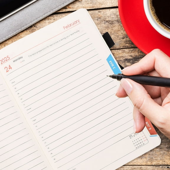 WHAMVOX Daily Planner Calendar Hardcover Monthly And Weekly Planner Daily Monthly Agenda Planner For Office School Accessories