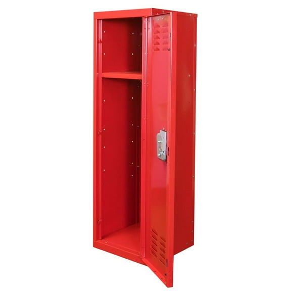 Hallowell Kid Locker, 721 Relay Red (red), Single Tier, 1-Wide, Knock-Down
