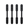 thumbnail image 1 of BRIGHTFUFU 4pcs máscara banda extensión hebilla ajustable máscara cuerdas hebilla práctica máscara accesorios para hombres mujeres (negro), 1 of 7