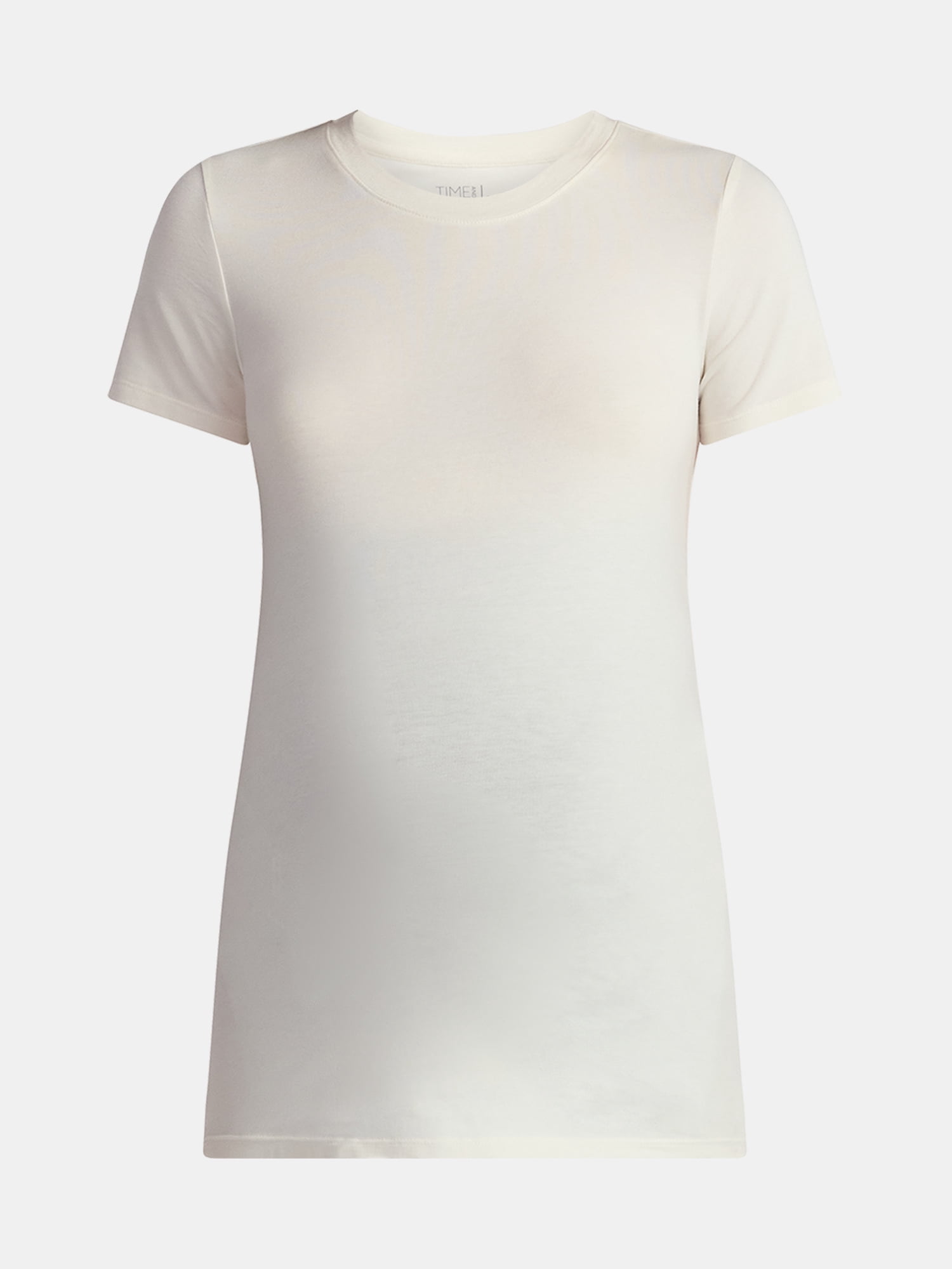 Time and Tru Maternity Non Shirred Tee, S-XXL