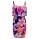 thumbnail image 5 of Vestido de volantes sin mangas con estampado floral sexy para mujer Fridja  hjkh2236, 5 of 5
