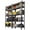 2pack 36x12in Black, variant on Storage Shelving Unit – Heavy Duty Metal Garage Shelving, 5-Tier Adjustable Storage Rack