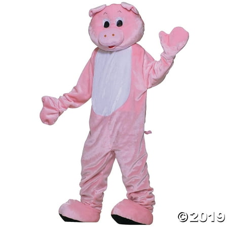Adult's Deluxe Pig Mascot Costume